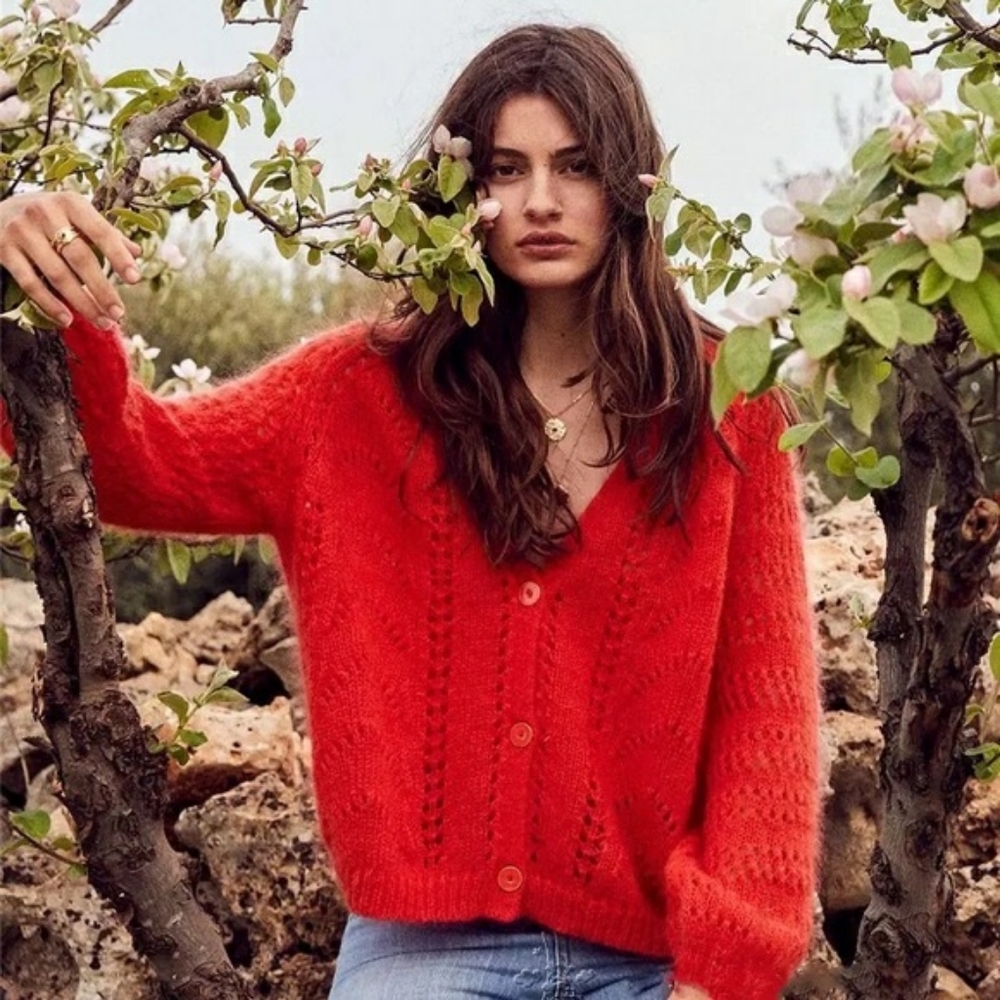 Sezane like new Dereck cardigan s